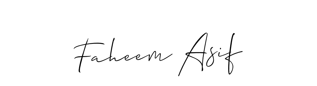 Once you've used our free online signature maker to create your best signature Allison_Script style, it's time to enjoy all of the benefits that Faheem Asif name signing documents. Faheem Asif signature style 2 images and pictures png