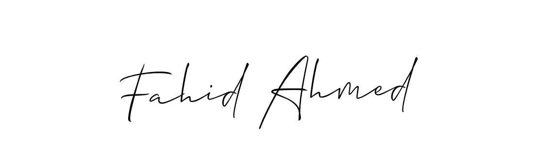Best and Professional Signature Style for Fahid Ahmed. Allison_Script Best Signature Style Collection. Fahid Ahmed signature style 2 images and pictures png
