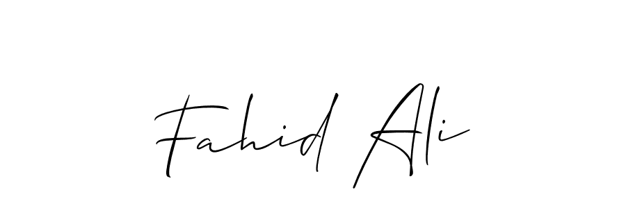 You should practise on your own different ways (Allison_Script) to write your name (Fahid Ali) in signature. don't let someone else do it for you. Fahid Ali signature style 2 images and pictures png