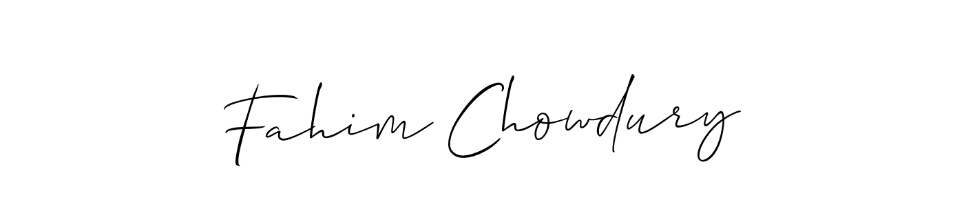 How to Draw Fahim Chowdury signature style? Allison_Script is a latest design signature styles for name Fahim Chowdury. Fahim Chowdury signature style 2 images and pictures png