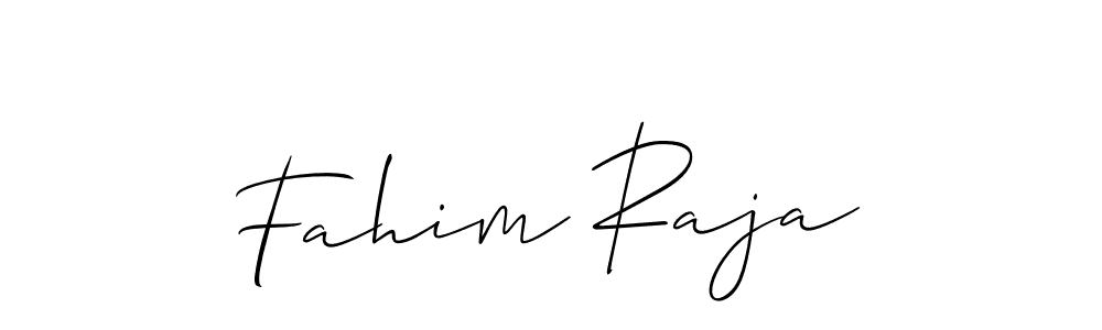 How to Draw Fahim Raja signature style? Allison_Script is a latest design signature styles for name Fahim Raja. Fahim Raja signature style 2 images and pictures png