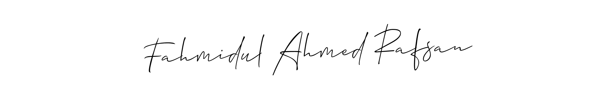You can use this online signature creator to create a handwritten signature for the name Fahmidul Ahmed Rafsan. This is the best online autograph maker. Fahmidul Ahmed Rafsan signature style 2 images and pictures png