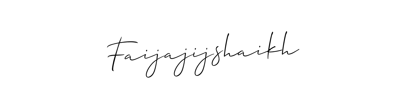 Here are the top 10 professional signature styles for the name Faijajijshaikh. These are the best autograph styles you can use for your name. Faijajijshaikh signature style 2 images and pictures png