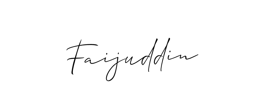 if you are searching for the best signature style for your name Faijuddin. so please give up your signature search. here we have designed multiple signature styles  using Allison_Script. Faijuddin signature style 2 images and pictures png