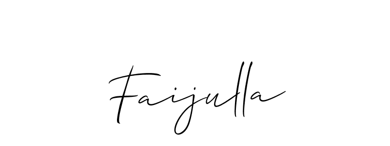 It looks lik you need a new signature style for name Faijulla. Design unique handwritten (Allison_Script) signature with our free signature maker in just a few clicks. Faijulla signature style 2 images and pictures png