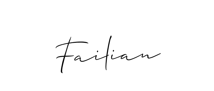 Also You can easily find your signature by using the search form. We will create Failian name handwritten signature images for you free of cost using Allison_Script sign style. Failian signature style 2 images and pictures png