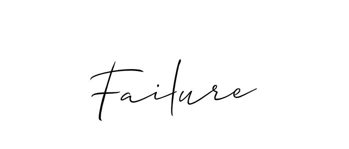 You should practise on your own different ways (Allison_Script) to write your name (Failure) in signature. don't let someone else do it for you. Failure signature style 2 images and pictures png