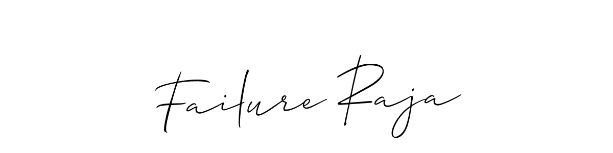 Similarly Allison_Script is the best handwritten signature design. Signature creator online .You can use it as an online autograph creator for name Failure Raja. Failure Raja signature style 2 images and pictures png