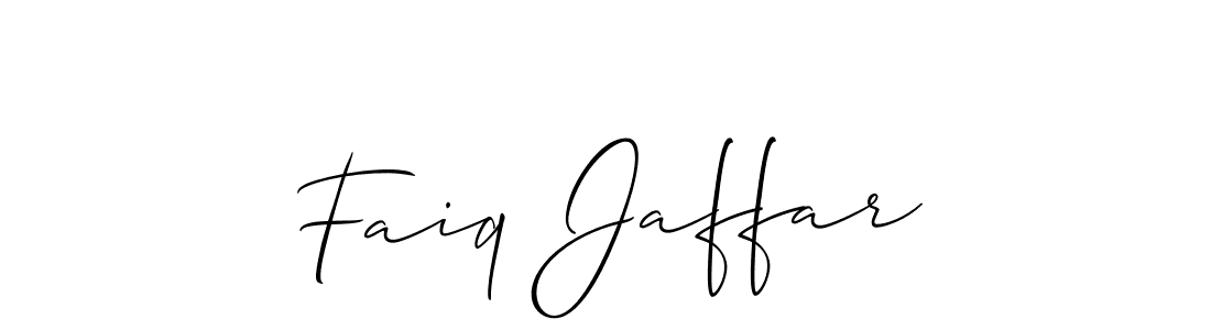 It looks lik you need a new signature style for name Faiq Jaffar. Design unique handwritten (Allison_Script) signature with our free signature maker in just a few clicks. Faiq Jaffar signature style 2 images and pictures png