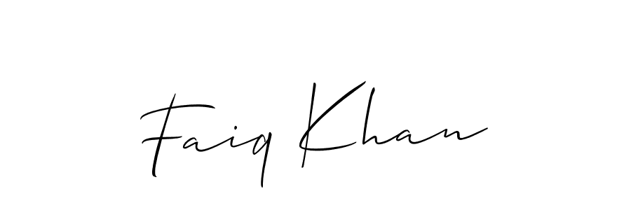 How to Draw Faiq Khan signature style? Allison_Script is a latest design signature styles for name Faiq Khan. Faiq Khan signature style 2 images and pictures png