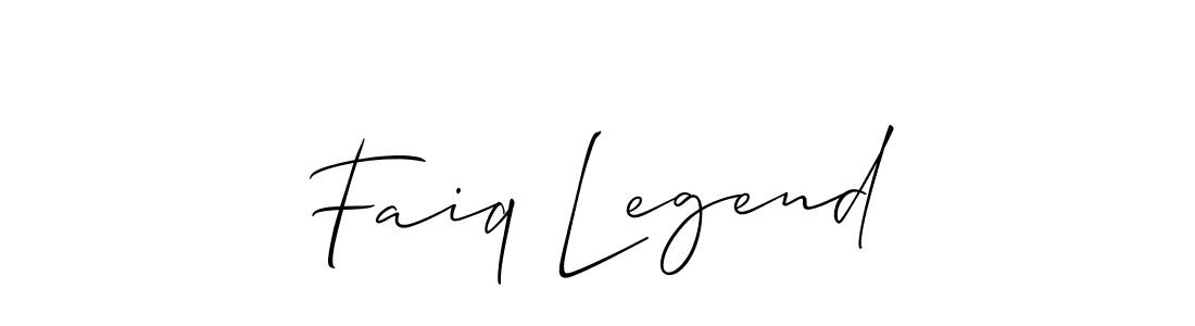 This is the best signature style for the Faiq Legend name. Also you like these signature font (Allison_Script). Mix name signature. Faiq Legend signature style 2 images and pictures png
