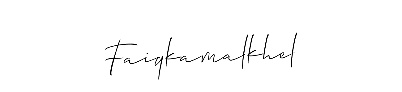 Faiqkamalkhel stylish signature style. Best Handwritten Sign (Allison_Script) for my name. Handwritten Signature Collection Ideas for my name Faiqkamalkhel. Faiqkamalkhel signature style 2 images and pictures png