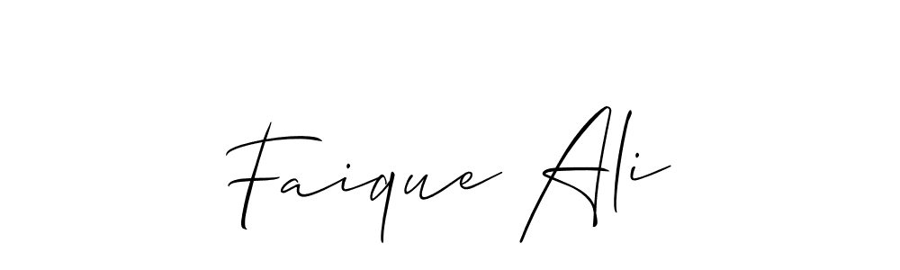 Once you've used our free online signature maker to create your best signature Allison_Script style, it's time to enjoy all of the benefits that Faique Ali name signing documents. Faique Ali signature style 2 images and pictures png