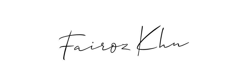 Here are the top 10 professional signature styles for the name Fairoz Khn. These are the best autograph styles you can use for your name. Fairoz Khn signature style 2 images and pictures png