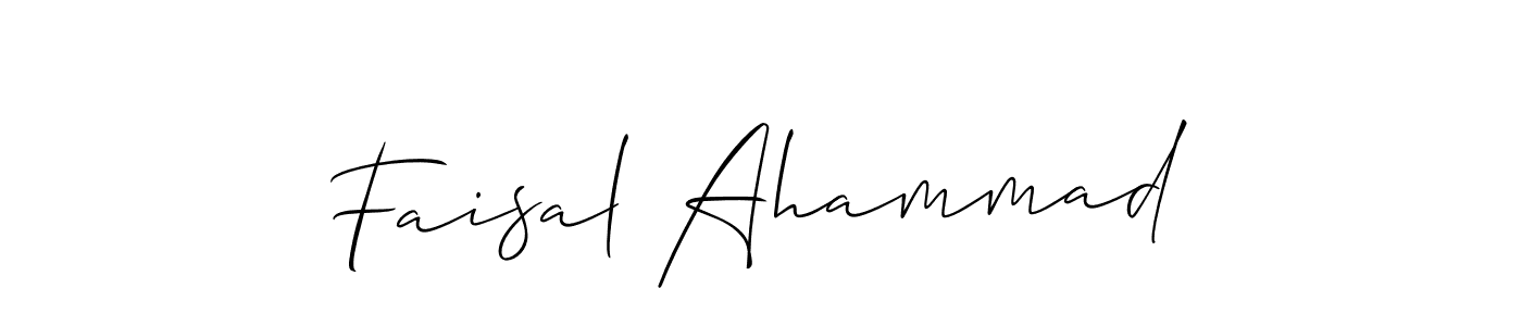 This is the best signature style for the Faisal Ahammad name. Also you like these signature font (Allison_Script). Mix name signature. Faisal Ahammad signature style 2 images and pictures png