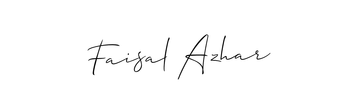 This is the best signature style for the Faisal Azhar name. Also you like these signature font (Allison_Script). Mix name signature. Faisal Azhar signature style 2 images and pictures png