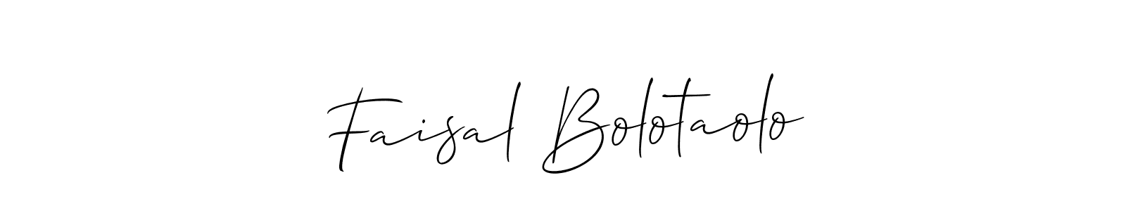 Here are the top 10 professional signature styles for the name Faisal Bolotaolo. These are the best autograph styles you can use for your name. Faisal Bolotaolo signature style 2 images and pictures png