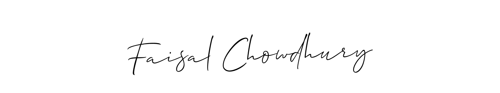 You can use this online signature creator to create a handwritten signature for the name Faisal Chowdhury. This is the best online autograph maker. Faisal Chowdhury signature style 2 images and pictures png