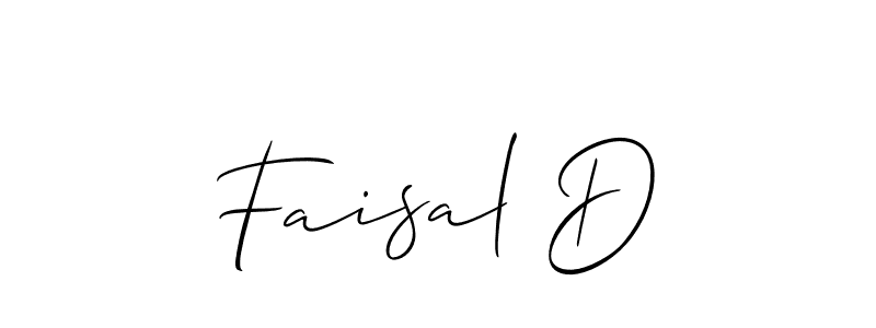 Once you've used our free online signature maker to create your best signature Allison_Script style, it's time to enjoy all of the benefits that Faisal D name signing documents. Faisal D signature style 2 images and pictures png