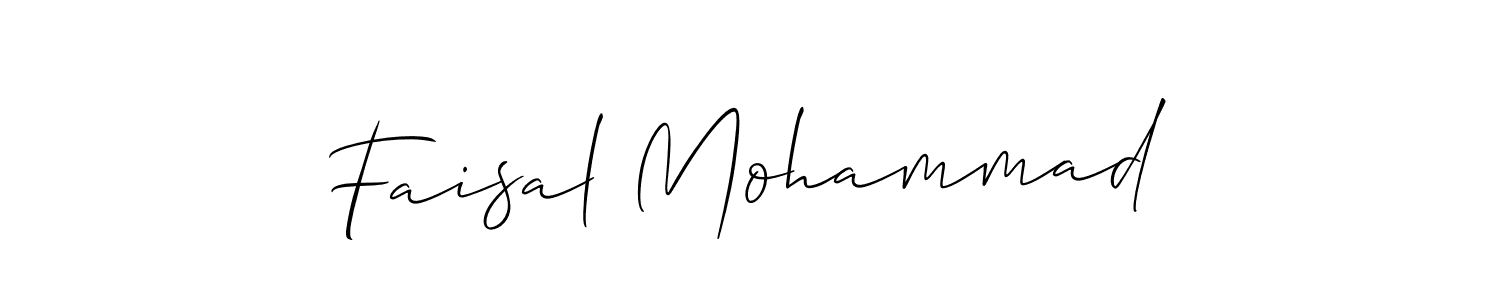 How to Draw Faisal Mohammad signature style? Allison_Script is a latest design signature styles for name Faisal Mohammad. Faisal Mohammad signature style 2 images and pictures png