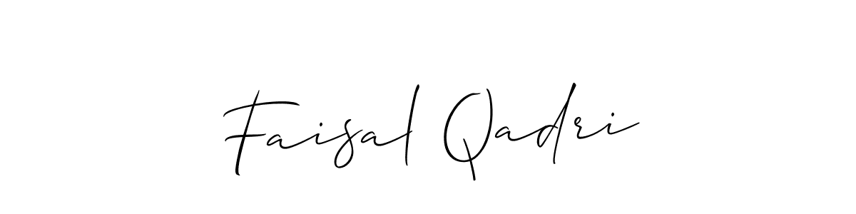 This is the best signature style for the Faisal Qadri name. Also you like these signature font (Allison_Script). Mix name signature. Faisal Qadri signature style 2 images and pictures png