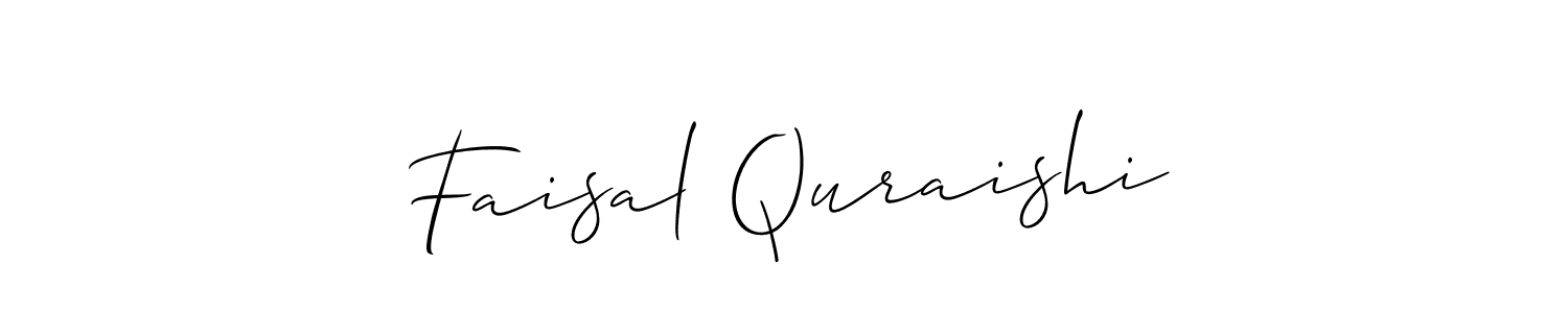 This is the best signature style for the Faisal Quraishi name. Also you like these signature font (Allison_Script). Mix name signature. Faisal Quraishi signature style 2 images and pictures png