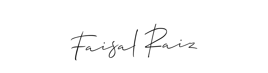 Similarly Allison_Script is the best handwritten signature design. Signature creator online .You can use it as an online autograph creator for name Faisal Raiz. Faisal Raiz signature style 2 images and pictures png