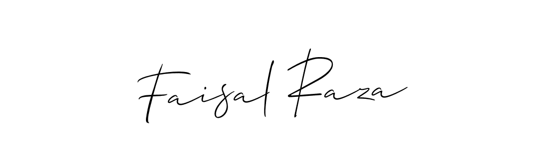 The best way (Allison_Script) to make a short signature is to pick only two or three words in your name. The name Faisal Raza include a total of six letters. For converting this name. Faisal Raza signature style 2 images and pictures png