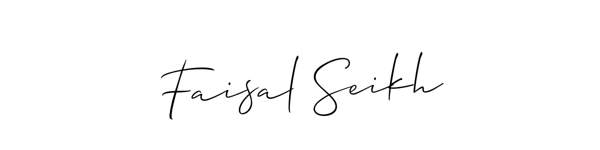 if you are searching for the best signature style for your name Faisal Seikh. so please give up your signature search. here we have designed multiple signature styles  using Allison_Script. Faisal Seikh signature style 2 images and pictures png