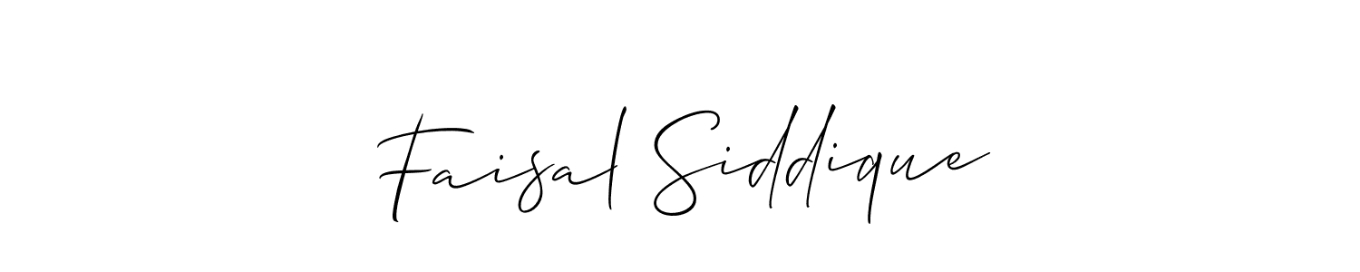 You should practise on your own different ways (Allison_Script) to write your name (Faisal Siddique) in signature. don't let someone else do it for you. Faisal Siddique signature style 2 images and pictures png
