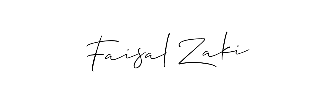 Allison_Script is a professional signature style that is perfect for those who want to add a touch of class to their signature. It is also a great choice for those who want to make their signature more unique. Get Faisal Zaki name to fancy signature for free. Faisal Zaki signature style 2 images and pictures png