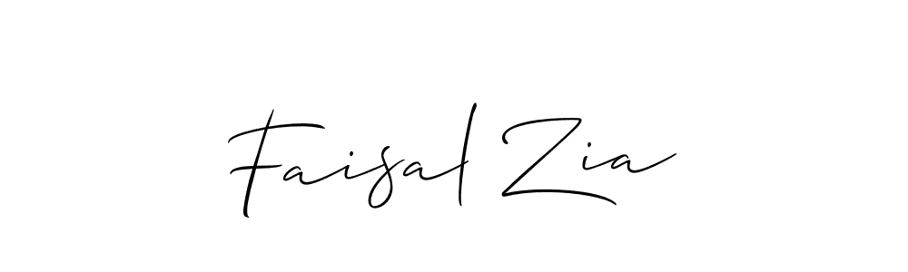 Make a beautiful signature design for name Faisal Zia. Use this online signature maker to create a handwritten signature for free. Faisal Zia signature style 2 images and pictures png