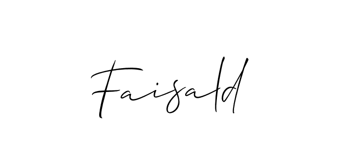 Make a beautiful signature design for name Faisald. Use this online signature maker to create a handwritten signature for free. Faisald signature style 2 images and pictures png