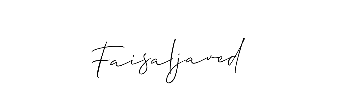 The best way (Allison_Script) to make a short signature is to pick only two or three words in your name. The name Faisaljaved include a total of six letters. For converting this name. Faisaljaved signature style 2 images and pictures png