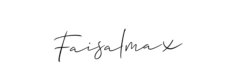 How to Draw Faisalmax signature style? Allison_Script is a latest design signature styles for name Faisalmax. Faisalmax signature style 2 images and pictures png