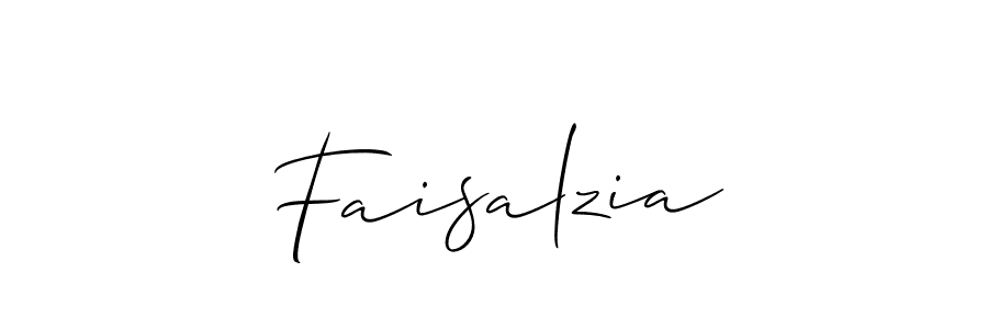 It looks lik you need a new signature style for name Faisalzia. Design unique handwritten (Allison_Script) signature with our free signature maker in just a few clicks. Faisalzia signature style 2 images and pictures png