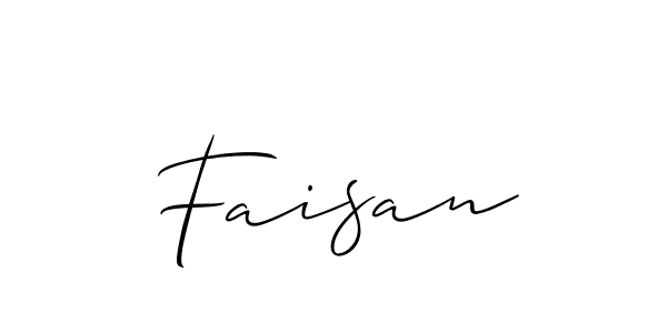 Once you've used our free online signature maker to create your best signature Allison_Script style, it's time to enjoy all of the benefits that Faisan name signing documents. Faisan signature style 2 images and pictures png