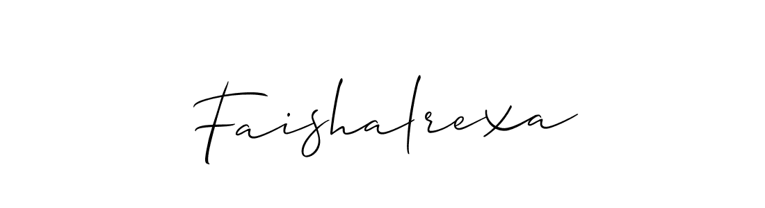 Faishalrexa stylish signature style. Best Handwritten Sign (Allison_Script) for my name. Handwritten Signature Collection Ideas for my name Faishalrexa. Faishalrexa signature style 2 images and pictures png