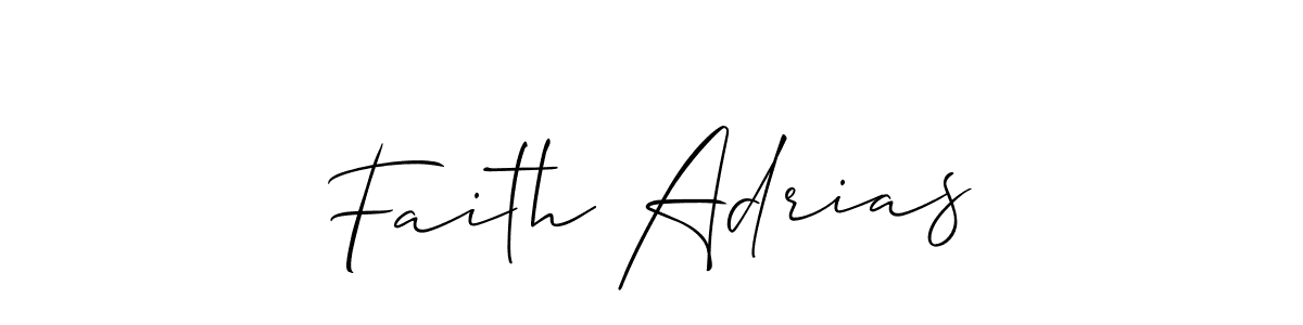 Once you've used our free online signature maker to create your best signature Allison_Script style, it's time to enjoy all of the benefits that Faith Adrias name signing documents. Faith Adrias signature style 2 images and pictures png