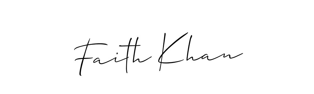 How to Draw Faith Khan signature style? Allison_Script is a latest design signature styles for name Faith Khan. Faith Khan signature style 2 images and pictures png