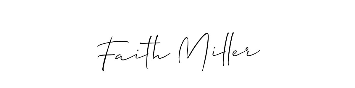 Create a beautiful signature design for name Faith Miller. With this signature (Allison_Script) fonts, you can make a handwritten signature for free. Faith Miller signature style 2 images and pictures png