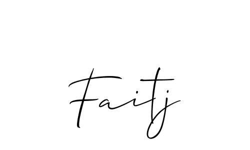 Once you've used our free online signature maker to create your best signature Allison_Script style, it's time to enjoy all of the benefits that Faitj name signing documents. Faitj signature style 2 images and pictures png