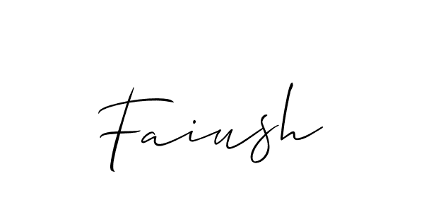 Also You can easily find your signature by using the search form. We will create Faiush name handwritten signature images for you free of cost using Allison_Script sign style. Faiush signature style 2 images and pictures png