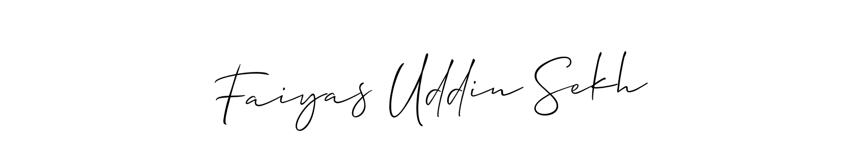 Similarly Allison_Script is the best handwritten signature design. Signature creator online .You can use it as an online autograph creator for name Faiyas Uddin Sekh. Faiyas Uddin Sekh signature style 2 images and pictures png