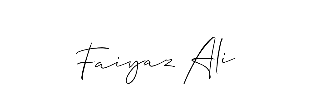 The best way (Allison_Script) to make a short signature is to pick only two or three words in your name. The name Faiyaz Ali include a total of six letters. For converting this name. Faiyaz Ali signature style 2 images and pictures png