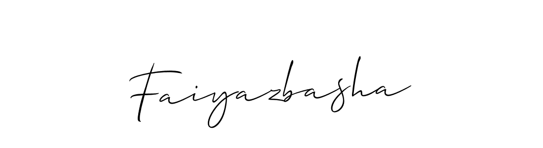 Create a beautiful signature design for name Faiyazbasha. With this signature (Allison_Script) fonts, you can make a handwritten signature for free. Faiyazbasha signature style 2 images and pictures png