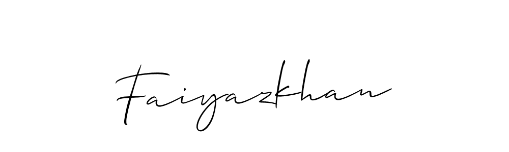 Make a beautiful signature design for name Faiyazkhan. Use this online signature maker to create a handwritten signature for free. Faiyazkhan signature style 2 images and pictures png