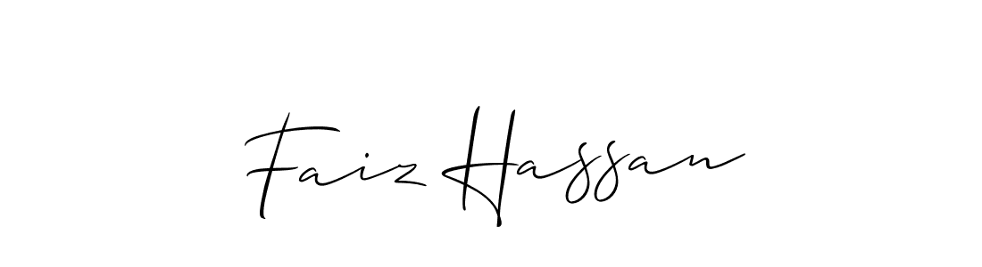 How to Draw Faiz Hassan signature style? Allison_Script is a latest design signature styles for name Faiz Hassan. Faiz Hassan signature style 2 images and pictures png