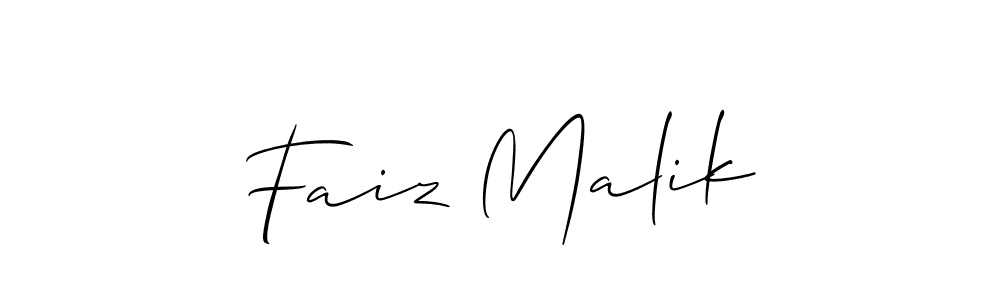 This is the best signature style for the Faiz Malik name. Also you like these signature font (Allison_Script). Mix name signature. Faiz Malik signature style 2 images and pictures png