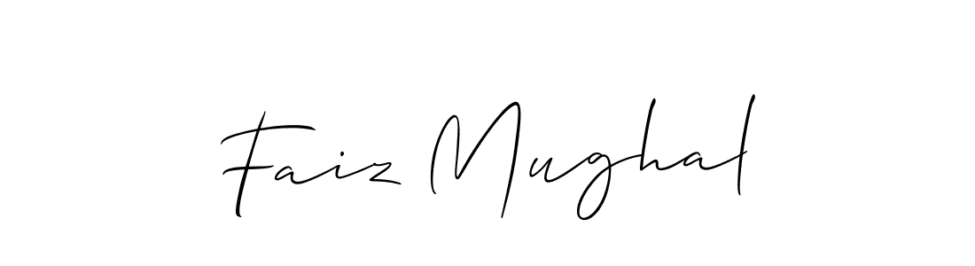 if you are searching for the best signature style for your name Faiz Mughal. so please give up your signature search. here we have designed multiple signature styles  using Allison_Script. Faiz Mughal signature style 2 images and pictures png